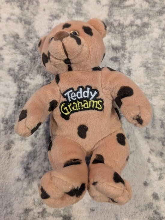 Creature Comforts Toys Other - Teddy Grahams Spotted Bear Plush Stuffed Animal 8" Snack Mascot Village